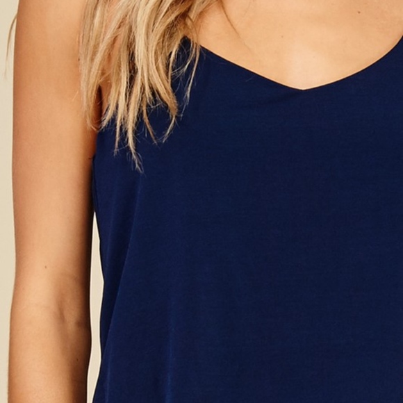 Navy Relaxed Fit Wise Leg Jumpsuit - Picture 3 of 8